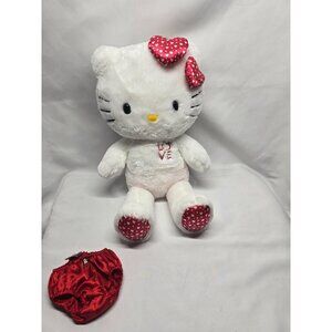 Build A Bear Sanrio Hello Kitty LOVE Plush White Red Hearts 2012- READ INFO